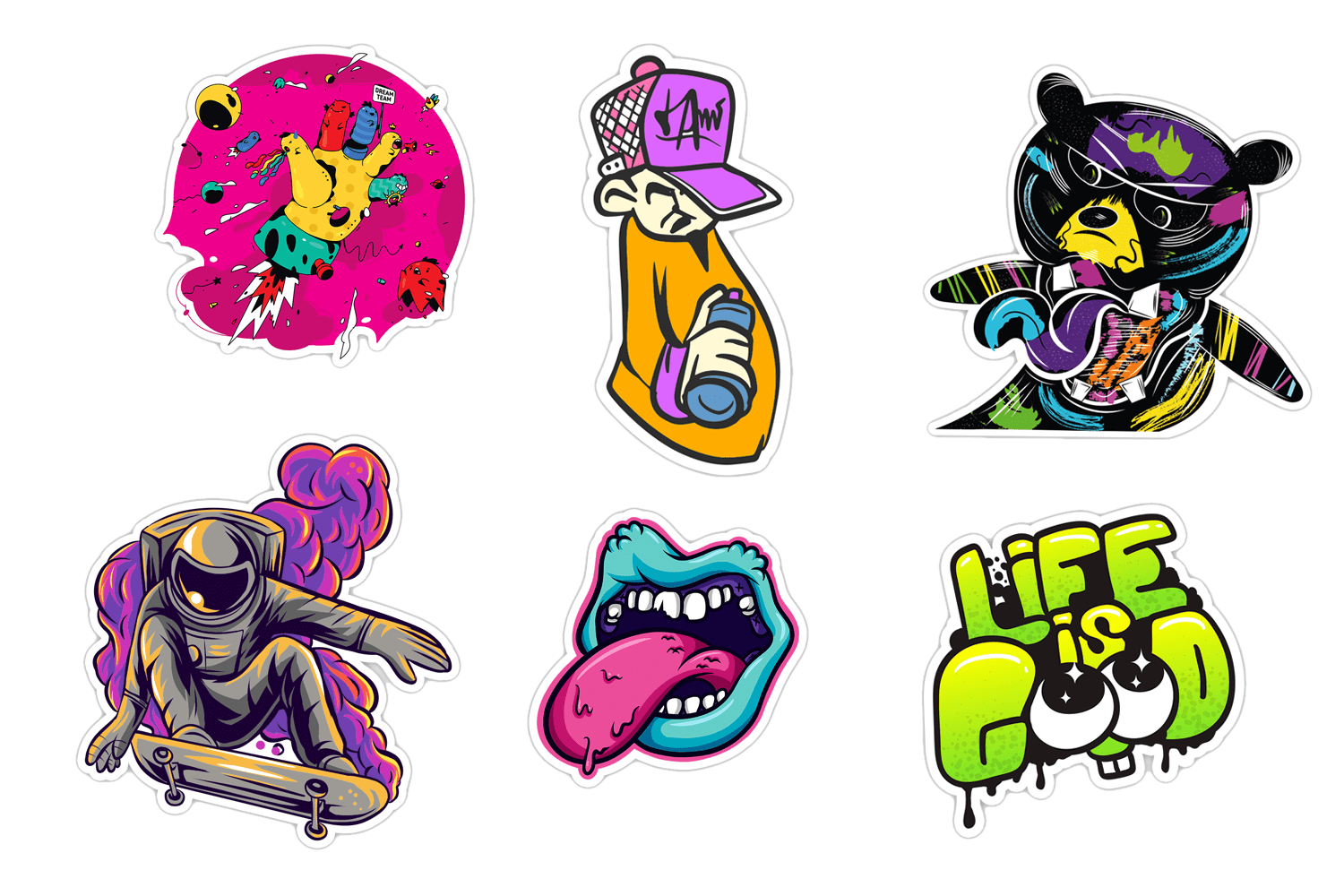 Graffiti Stickers Pack