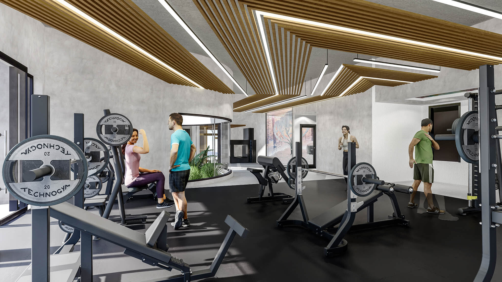 Gym 3D Renders for Gym Development - Visual Spaces
