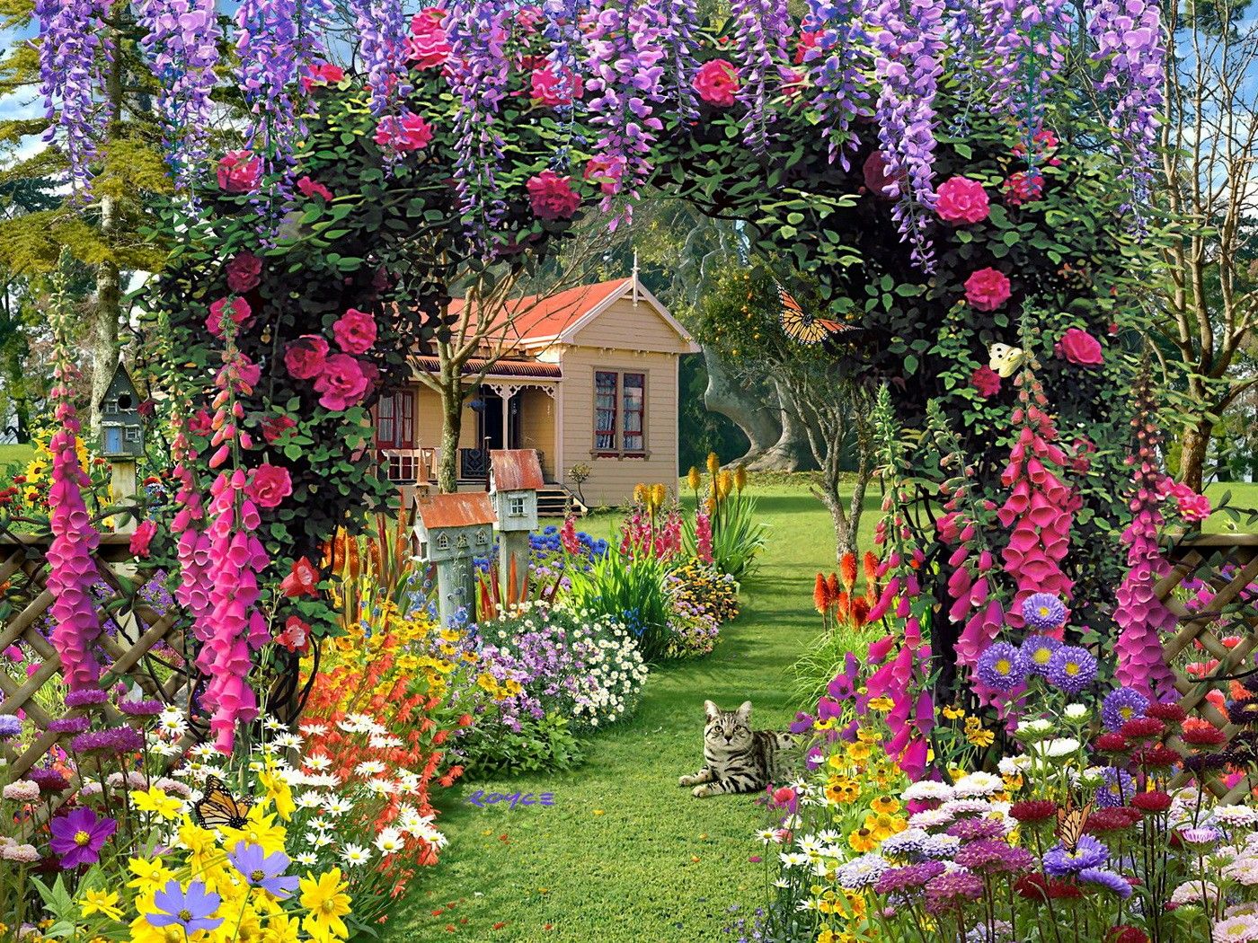 Garden HD Wallpapers on WallpaperDog