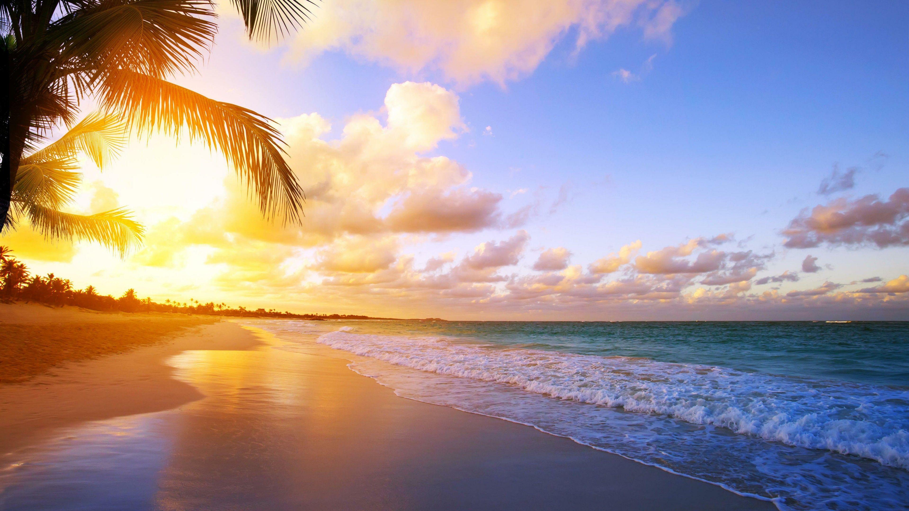 Sunrise Beach Background