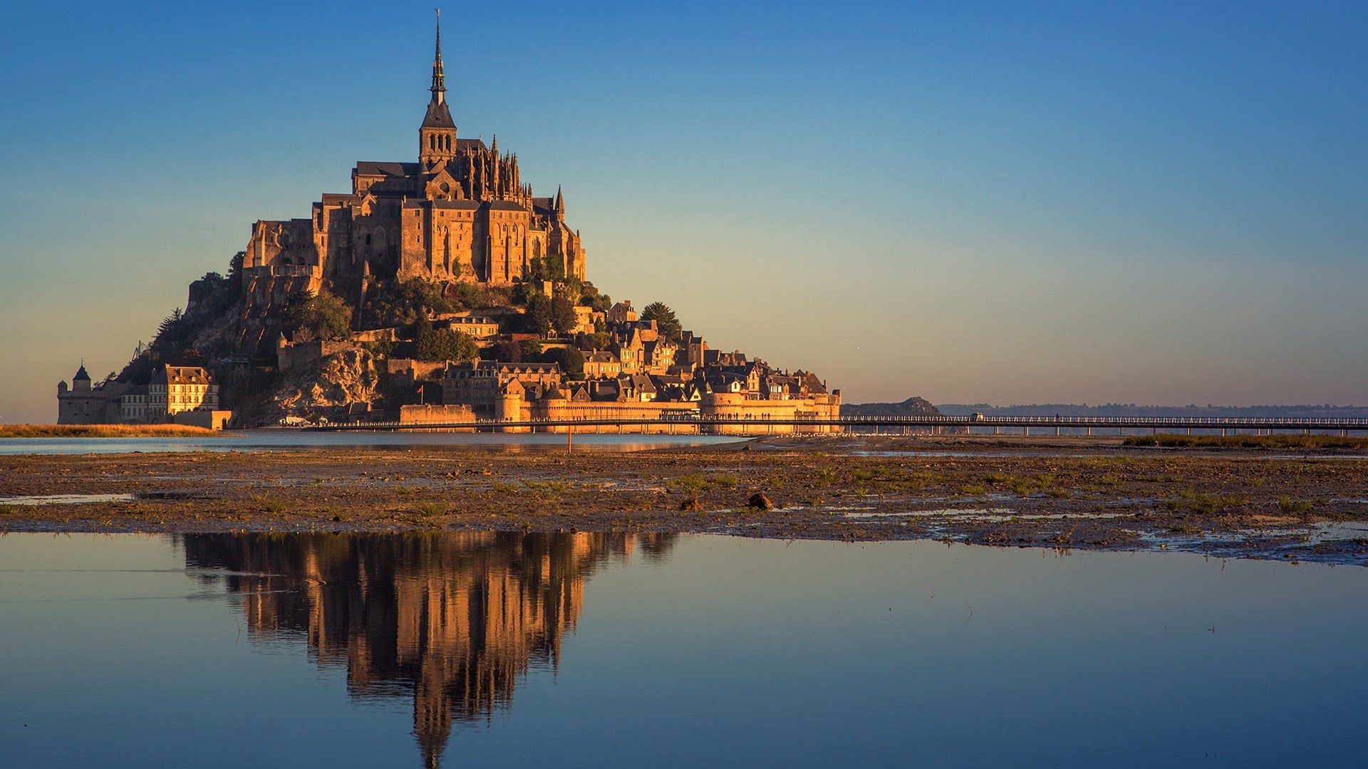 Mont-saint-michel, France, Island, Castle, 4k HD Wallpaper