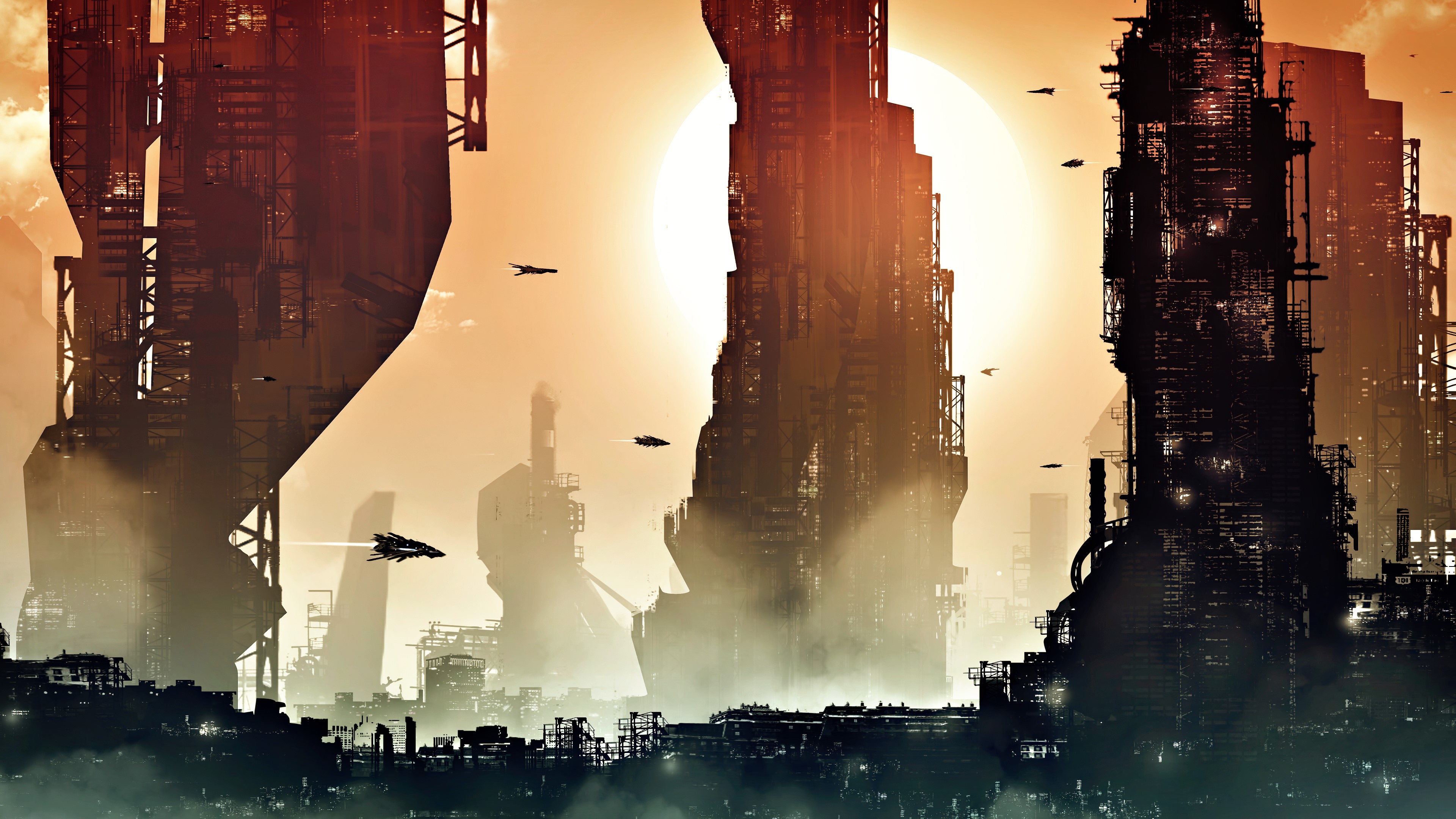 Artwork Futuristic City Digital Art Science Fiction - Vrogue.co