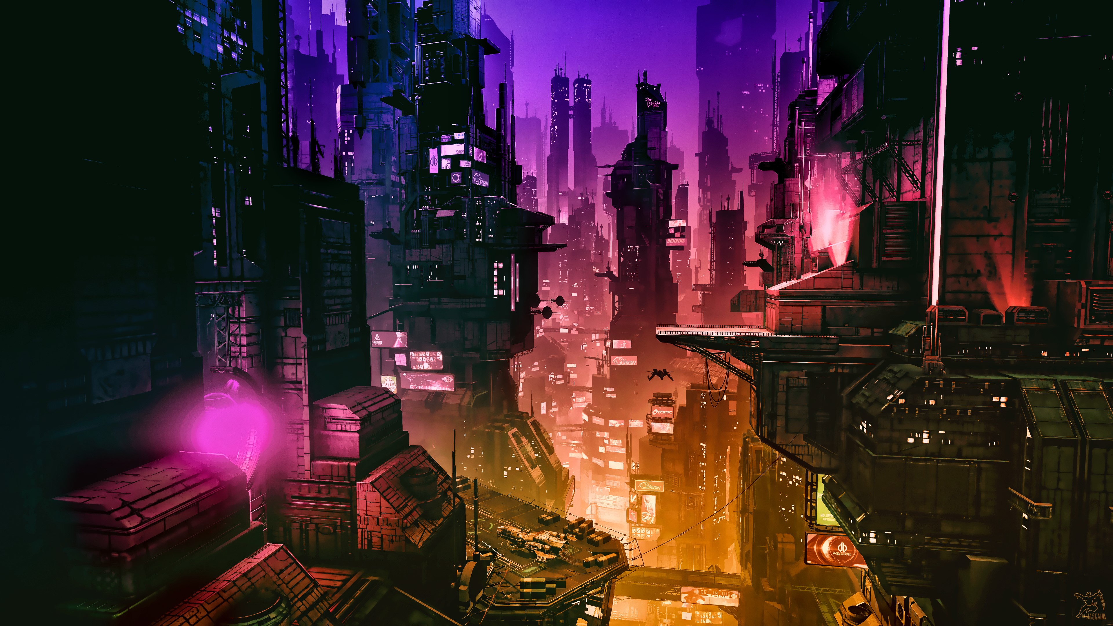 Cyber, Science Fiction, Digital Art, Concept Art, Cyberpunk, Artwork, Futuristic, Fantasy Art...