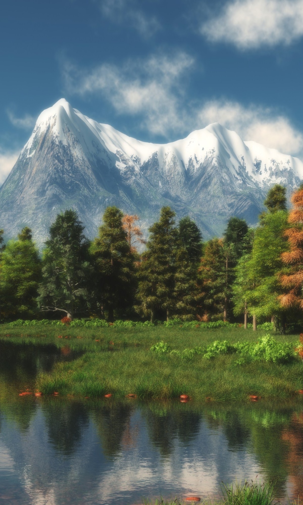 Earth Mountain, 1200x2000 Phone HD Wallpaper