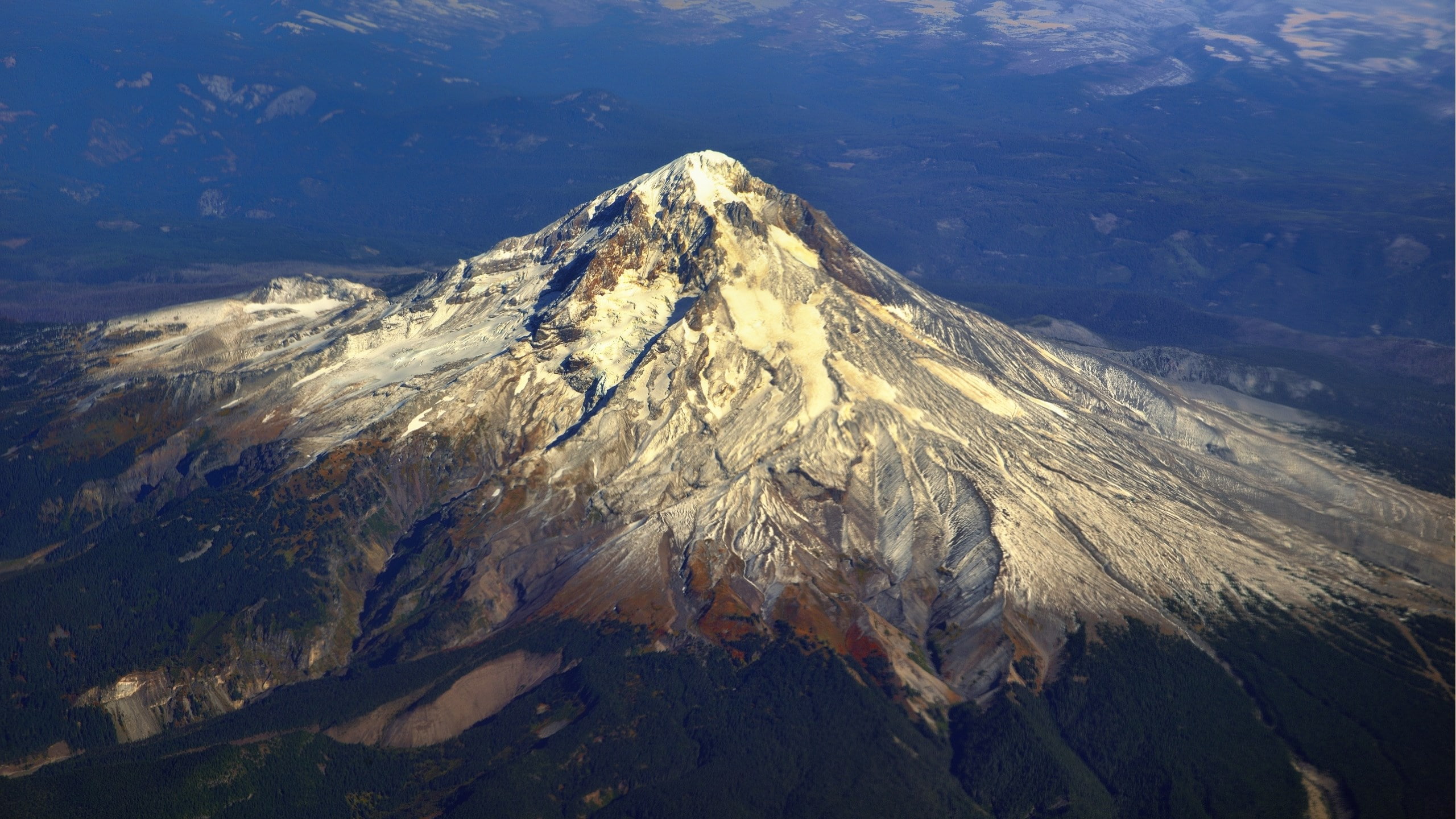 Scenics - Nature, Day, Snowcapped Mountain, Landscape, 1080P, Mount Hood, Non-urban Scene, Plant...
