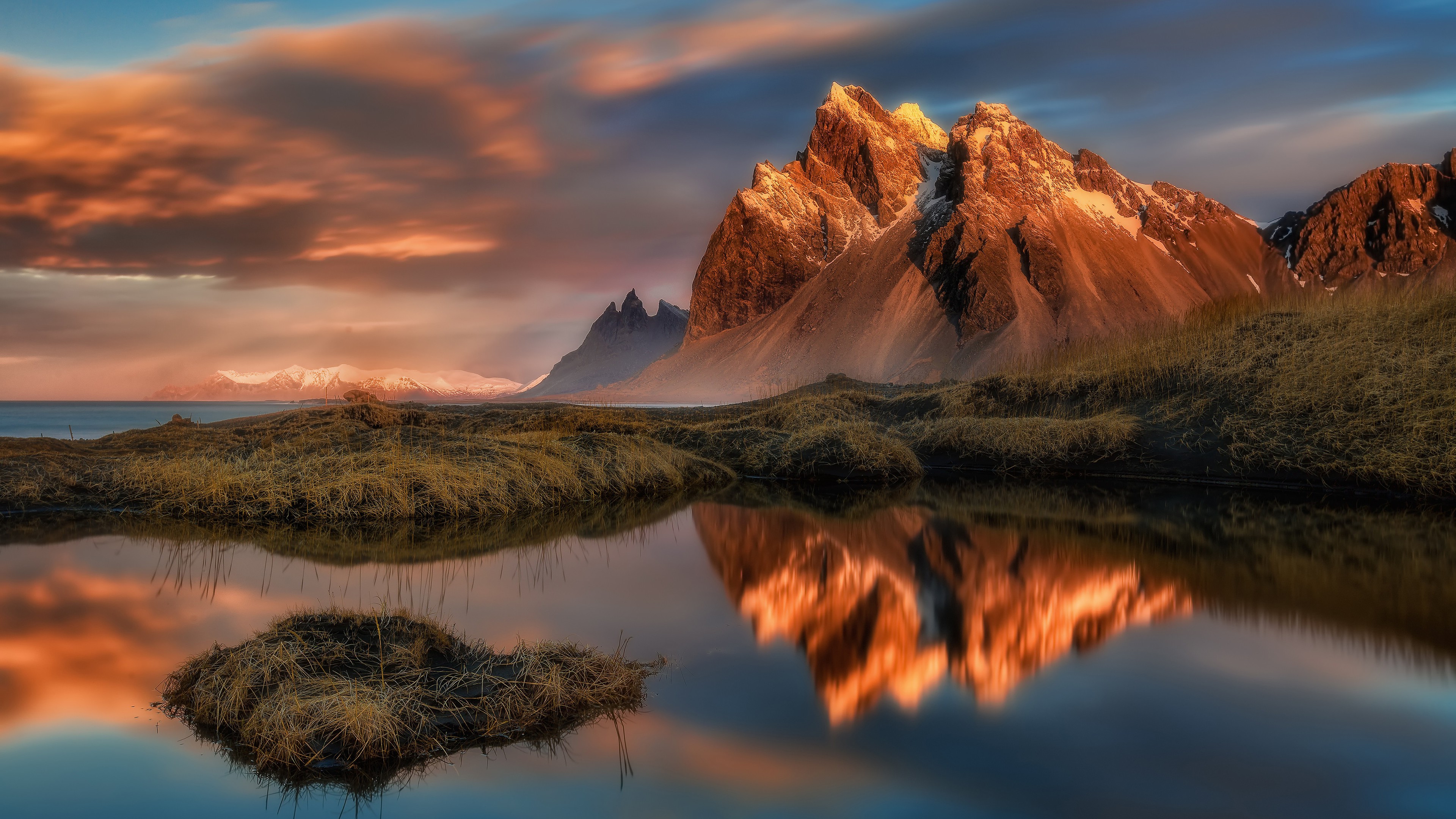 mountain, Reflection, Lake, Water, Clouds, Landscape, Nature Wallpapers HD / Desktop and Mobile ...