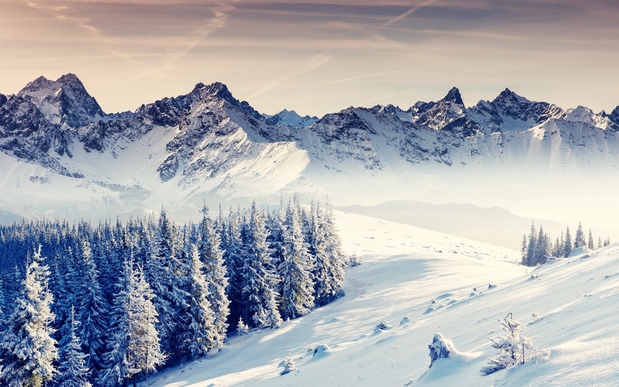 nature, Winter, Mountains, Landscape, Snow Wallpapers HD / Desktop and Mobile Backgrounds