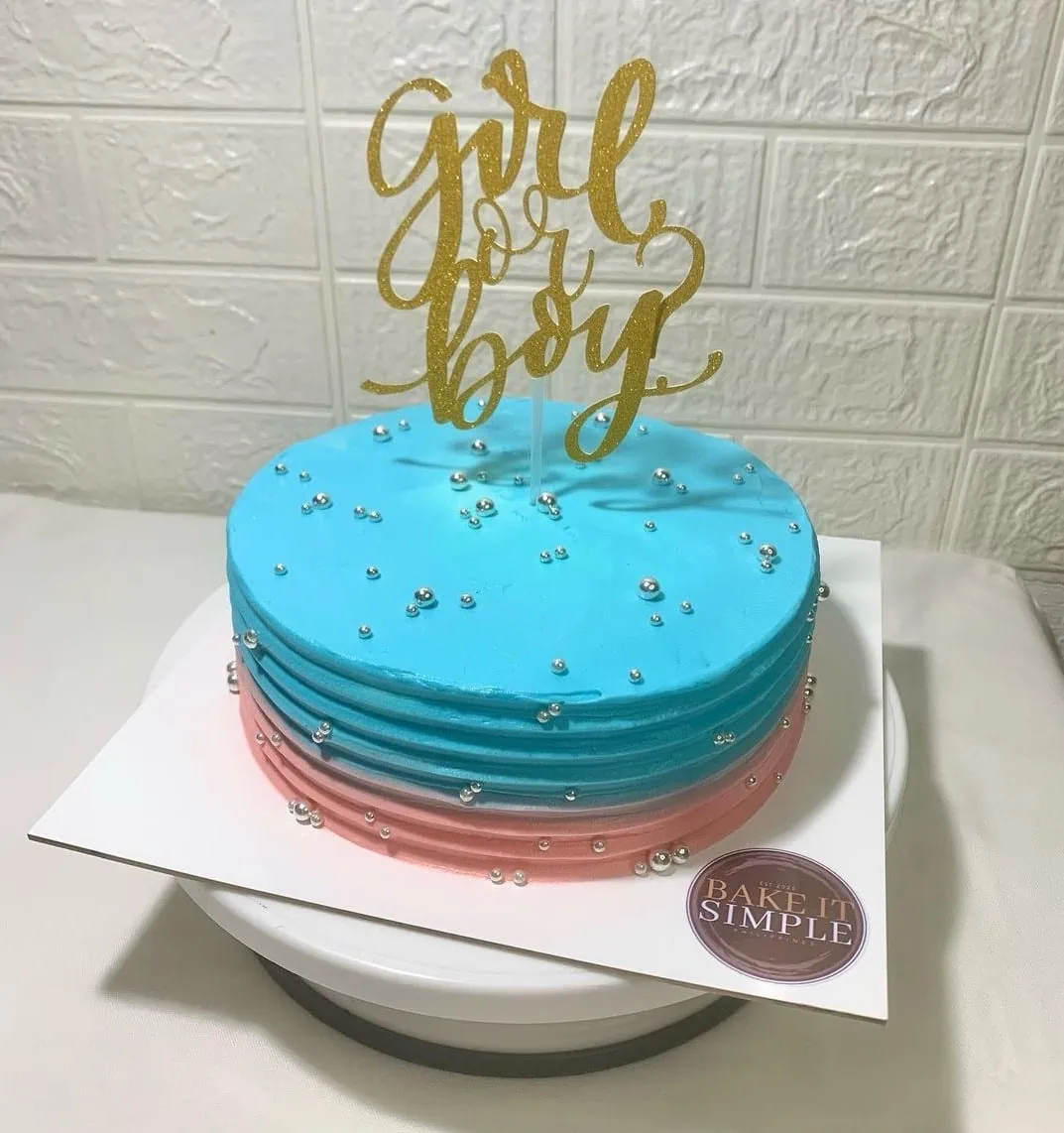 45 Delightful Gender Reveal Cake Ideas To Celebrate Your Bundle Of Joy
