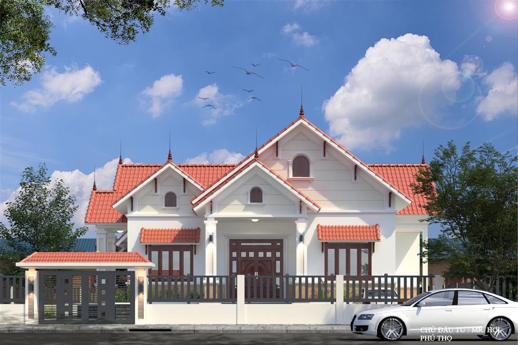 Khám Phá Nét đẹp Hiện đại Của Mẫu Nhà Vườn Cấp 4 Mái Thái ở Nông Thôn