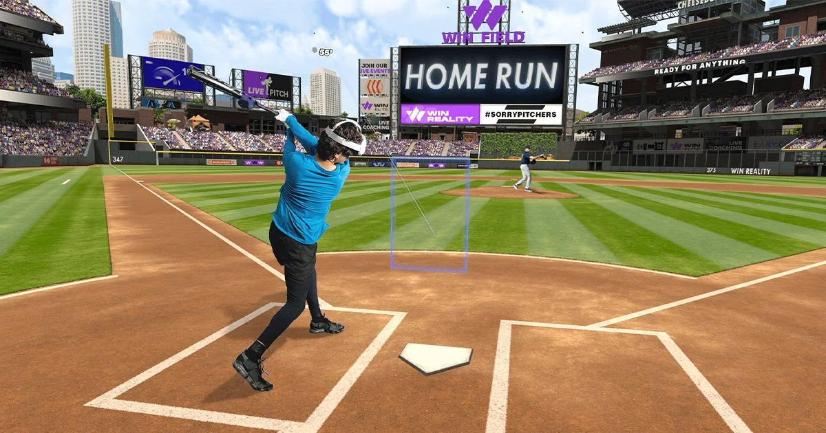 WIN Reality| Virtual Reality Baseball & Softball Training