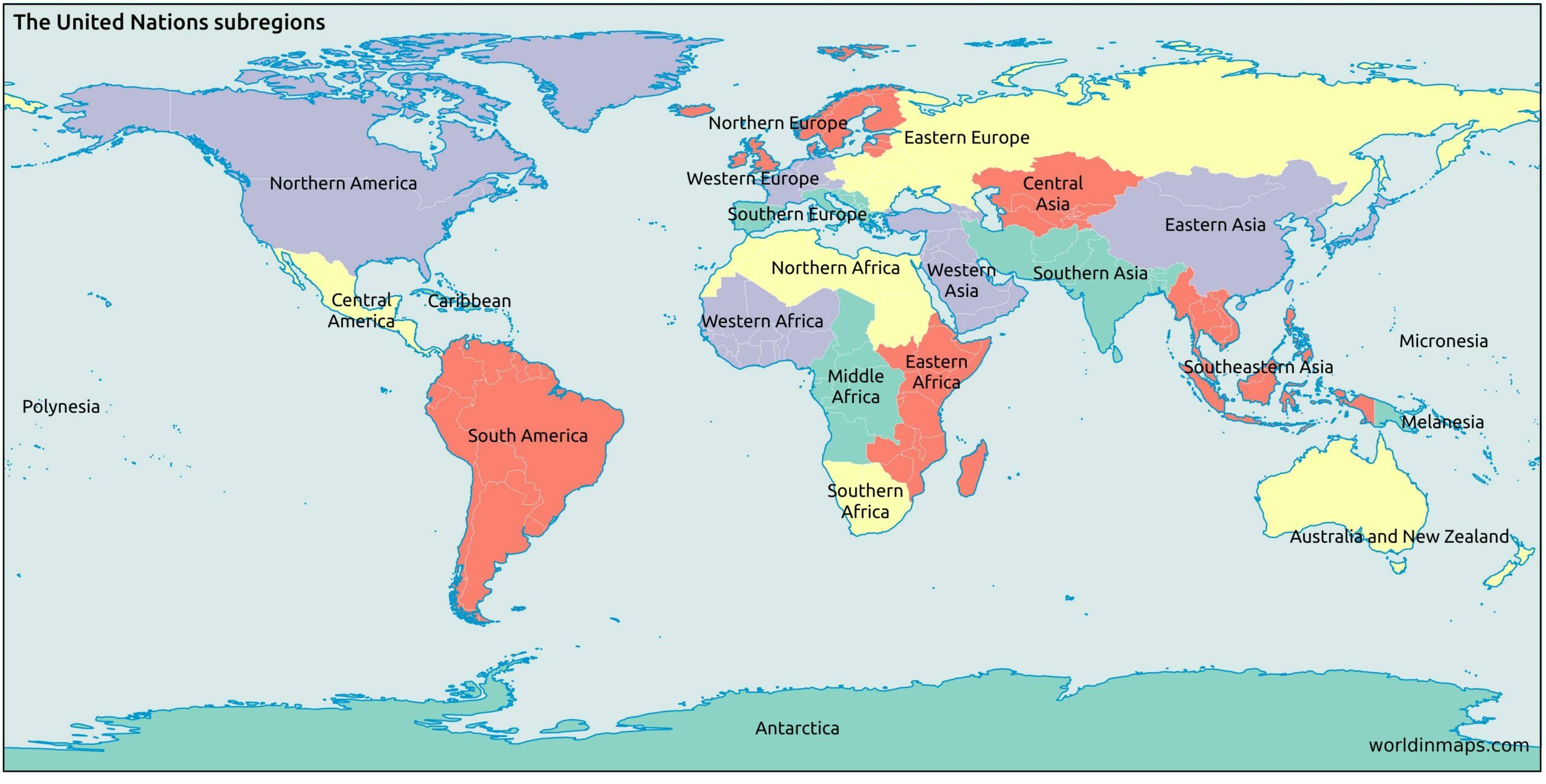 Regions Of The World