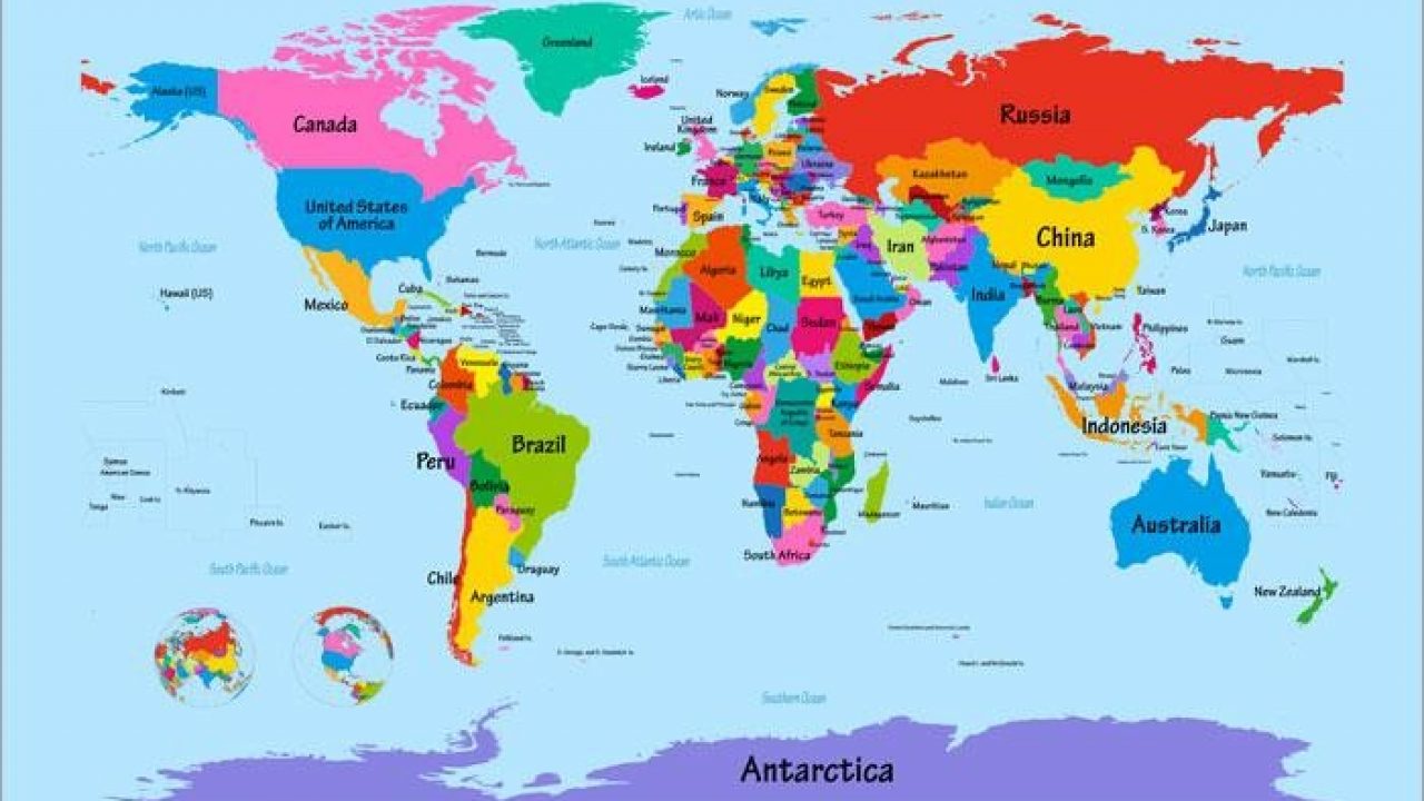 Navigating The World: A Comprehensive Guide To The World Map And Its Main Countries - Map of ...