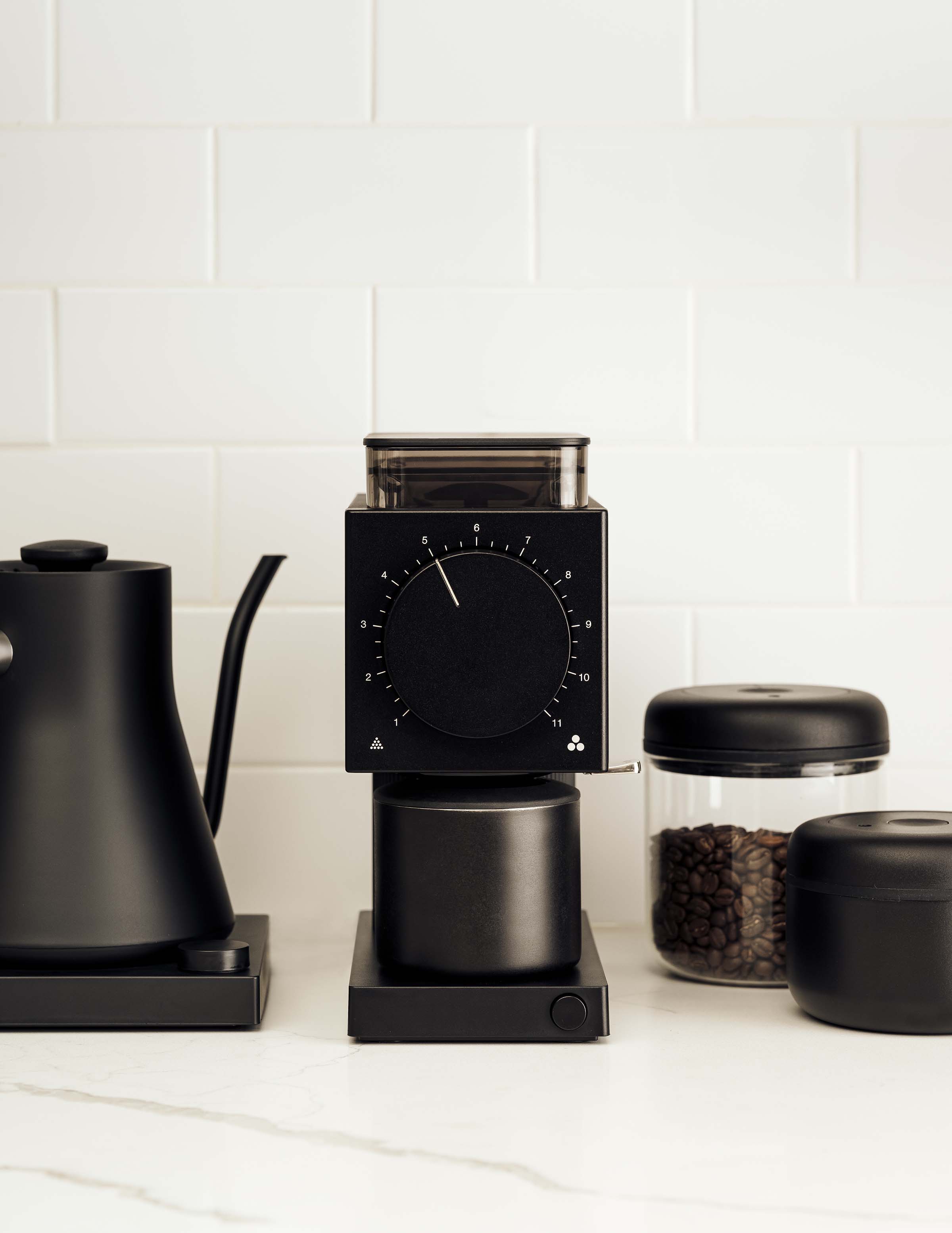 Combo Máy Xay Cà Phê Fellow Ode Grinder Black Và Lưỡi Xay Fellow Ode Gen 2 Brew Burr ...