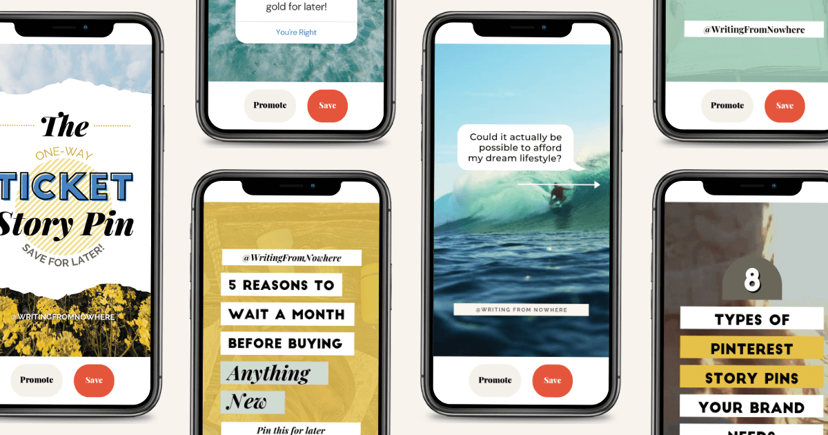 100+ Pinterest Idea Pins Examples To Inspire You » Writing From Nowhere