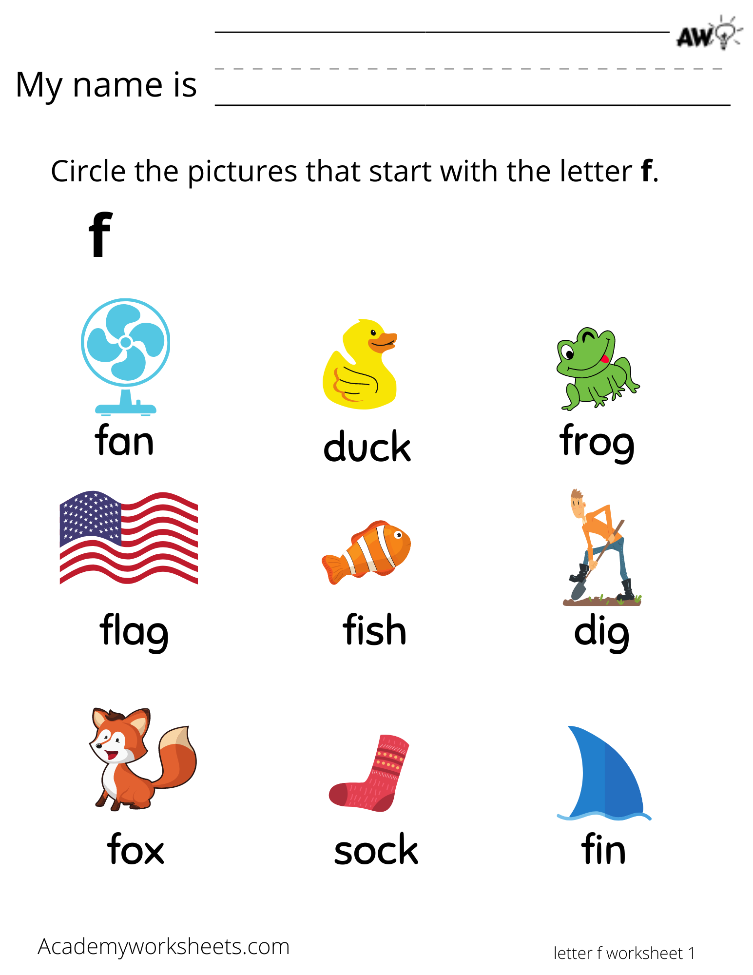 Things With The Letter F