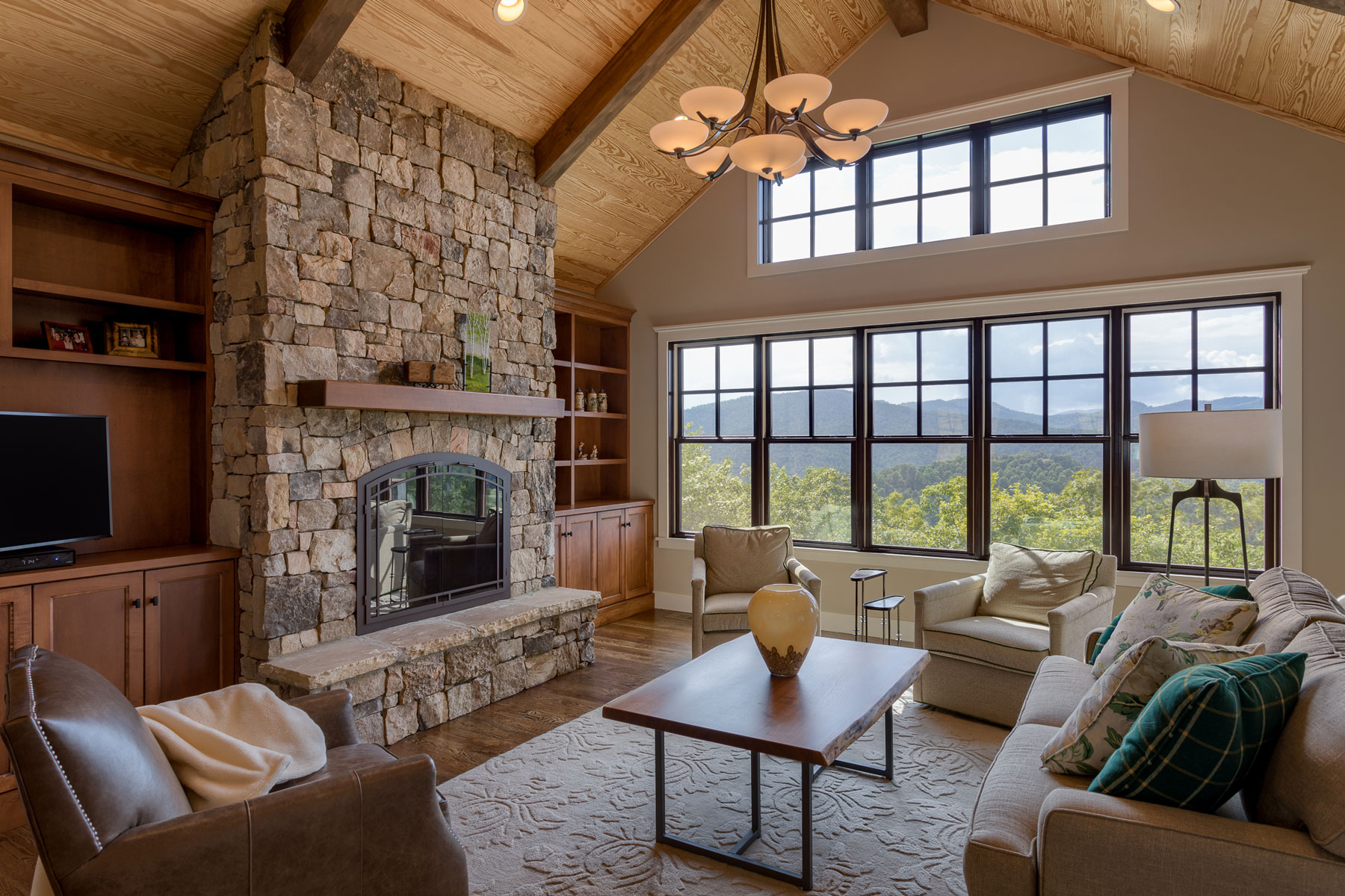 Vaulted Ceiling Fireplace Images | Shelly Lighting