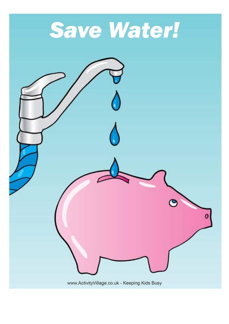 Poster - Save Water