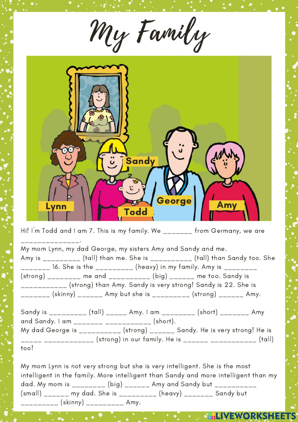 Pin On Comparative Superlative Adjectives - Adjectiveworksheets.net
