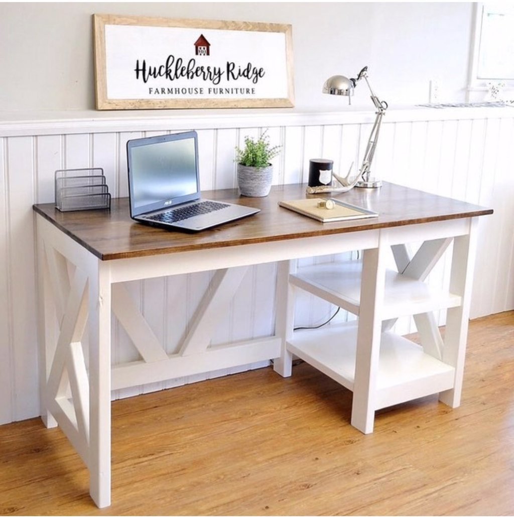 Farmhouse X Desk | Ana White