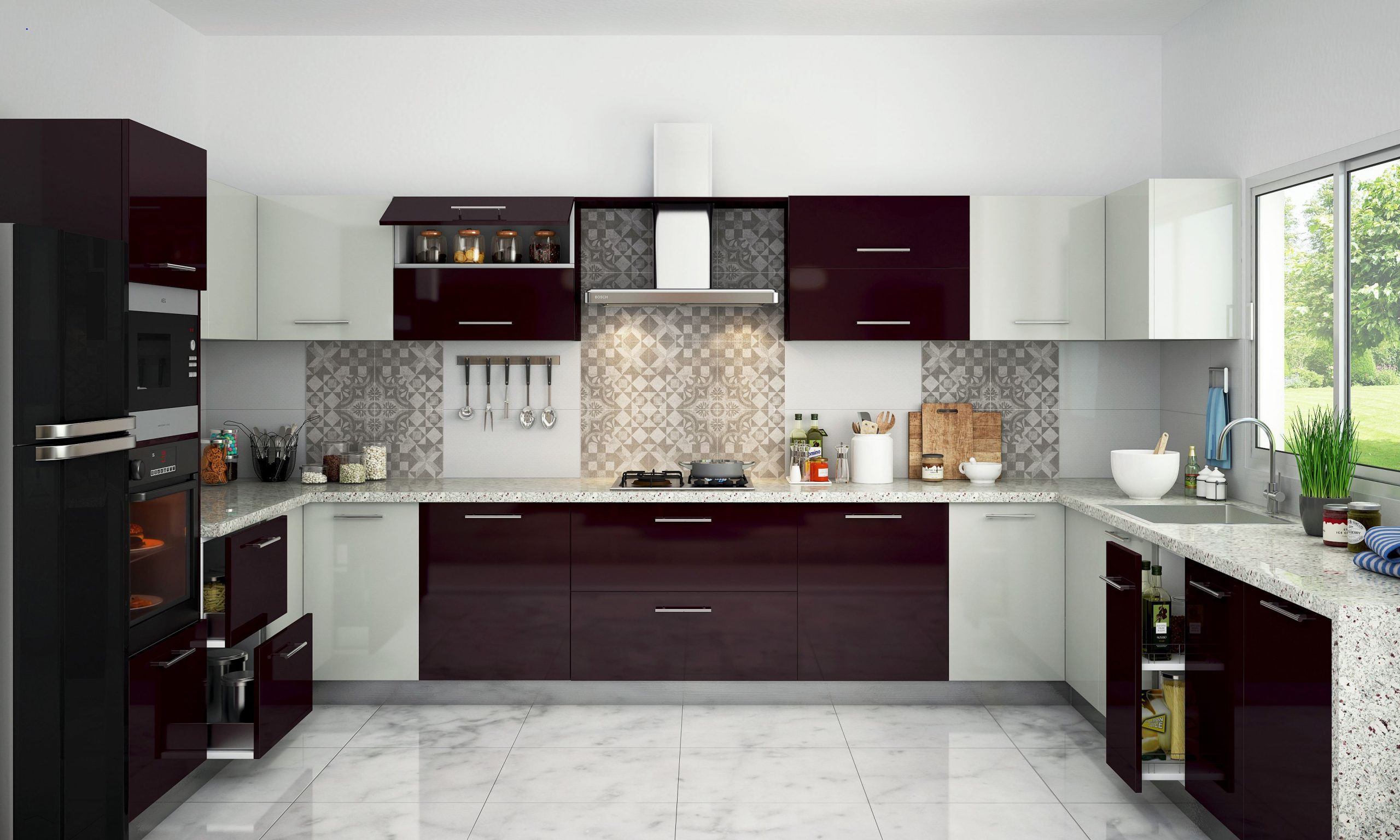 Contemporary Modular Kitchen Design Ideas For Indian Homes