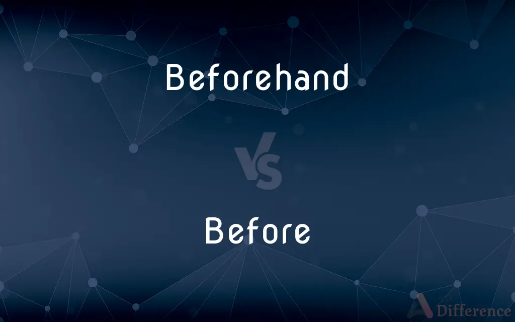 Beforehand Vs. Before — What’s The Difference?