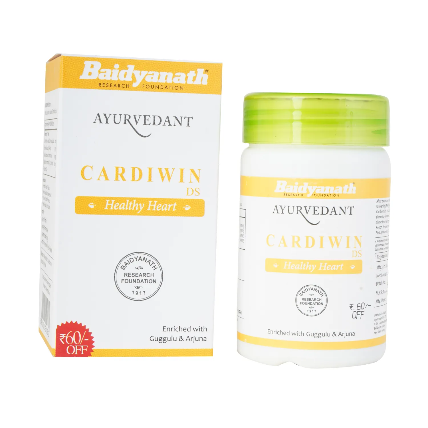 Buy Baidyanath Ayurvedant Cardiwin Ds For Healthy Heart - Products | Baidyanth