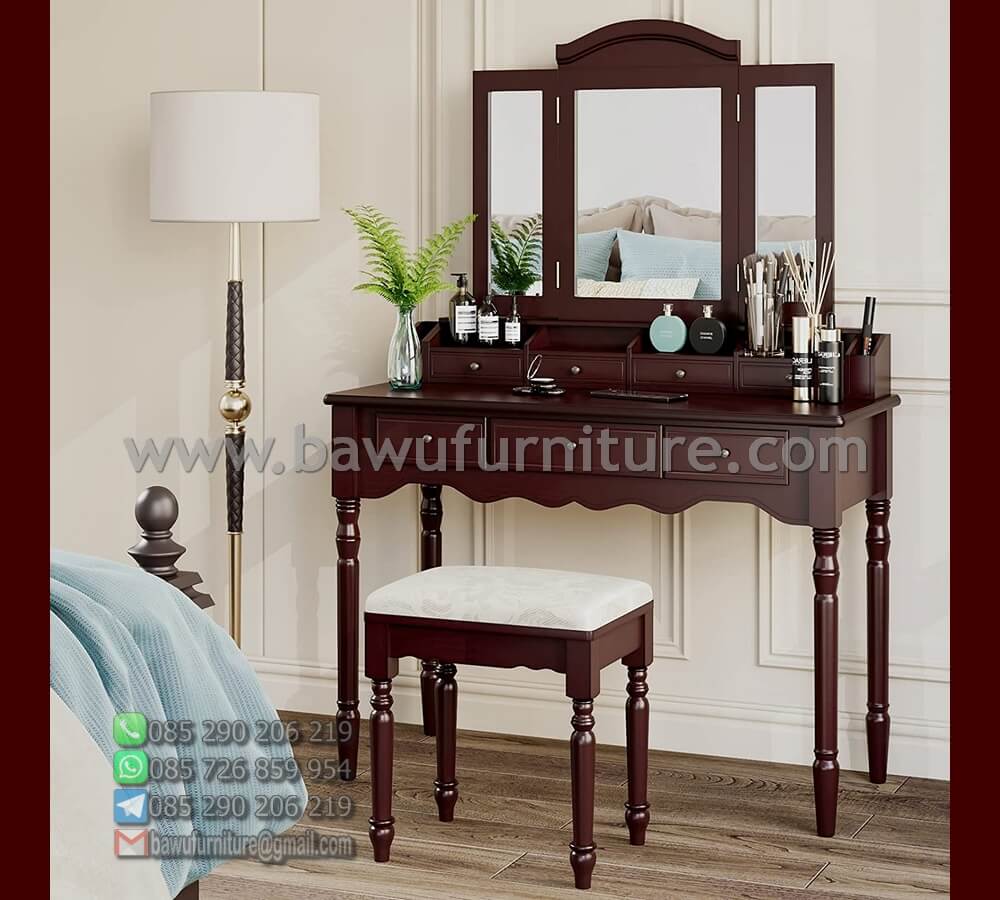 Meja Rias Klasik Jati Model Ukiran Jepara| Podium Mimbar Pidato Minimalis Stainless| Bawu...