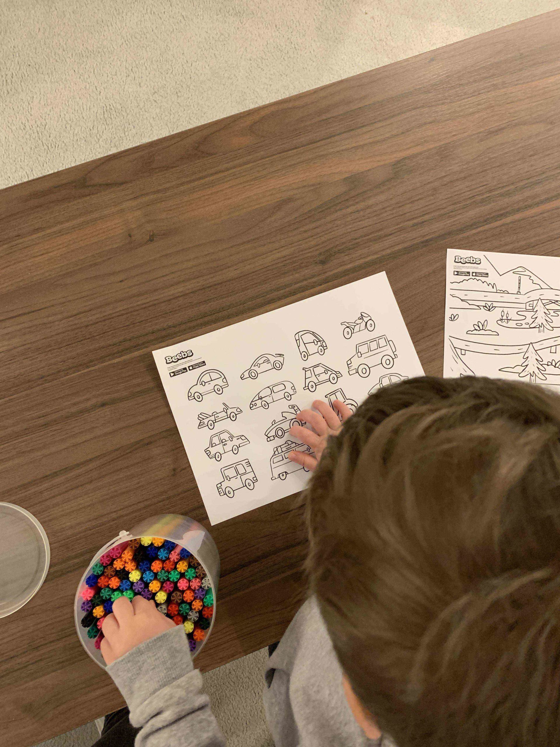 Coloriage à Imprimer Voitures| Beebs