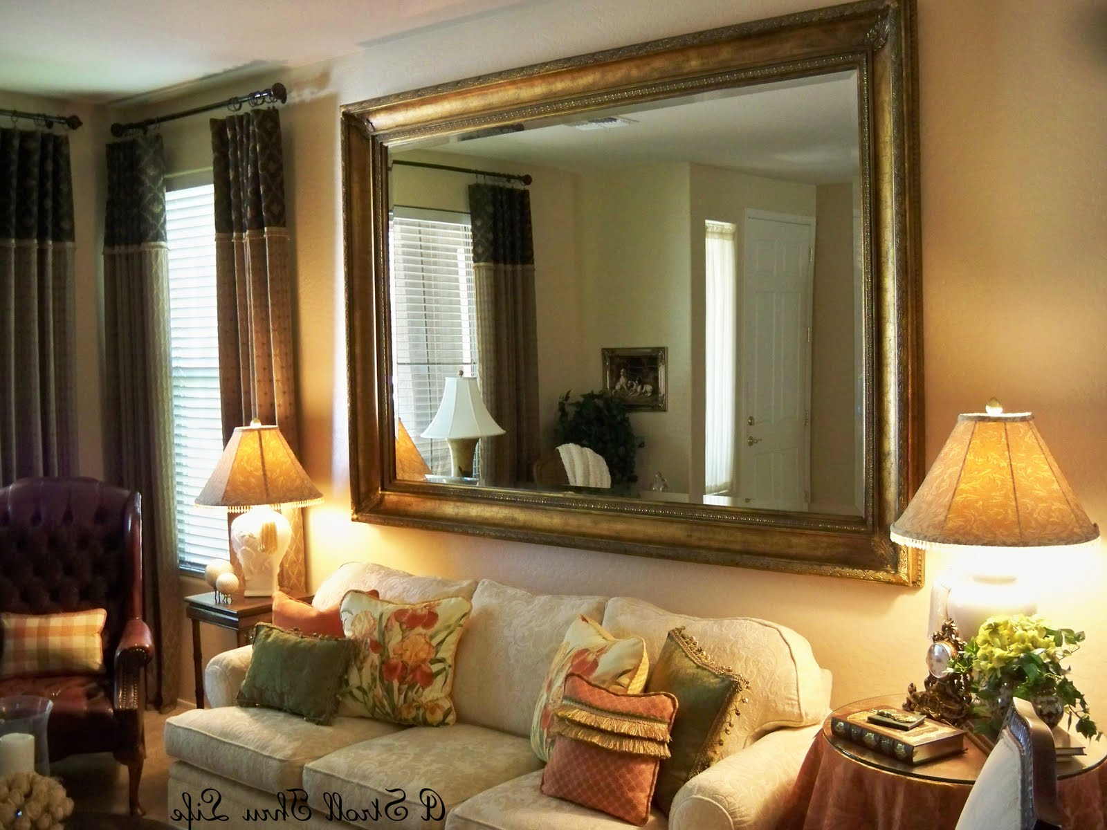 Large Decorative Wall Mirror For Living Room