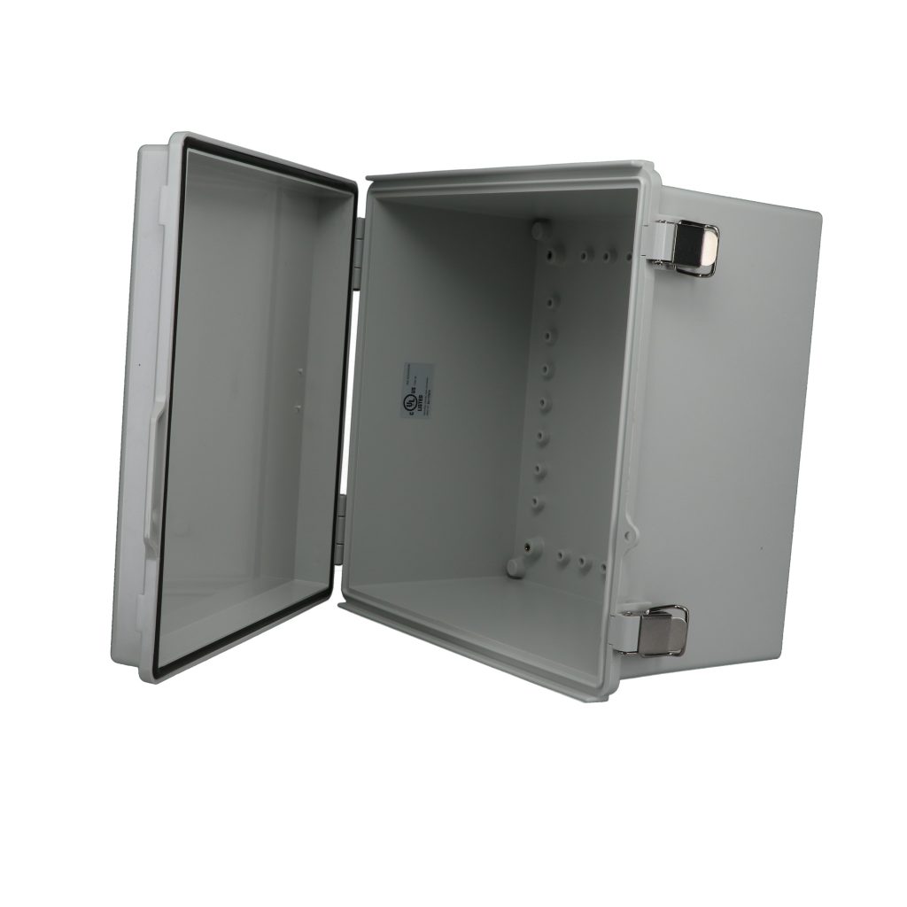 Fiberglass Box with Stainless Steel Latch PTQ-11066 - Bud Industries