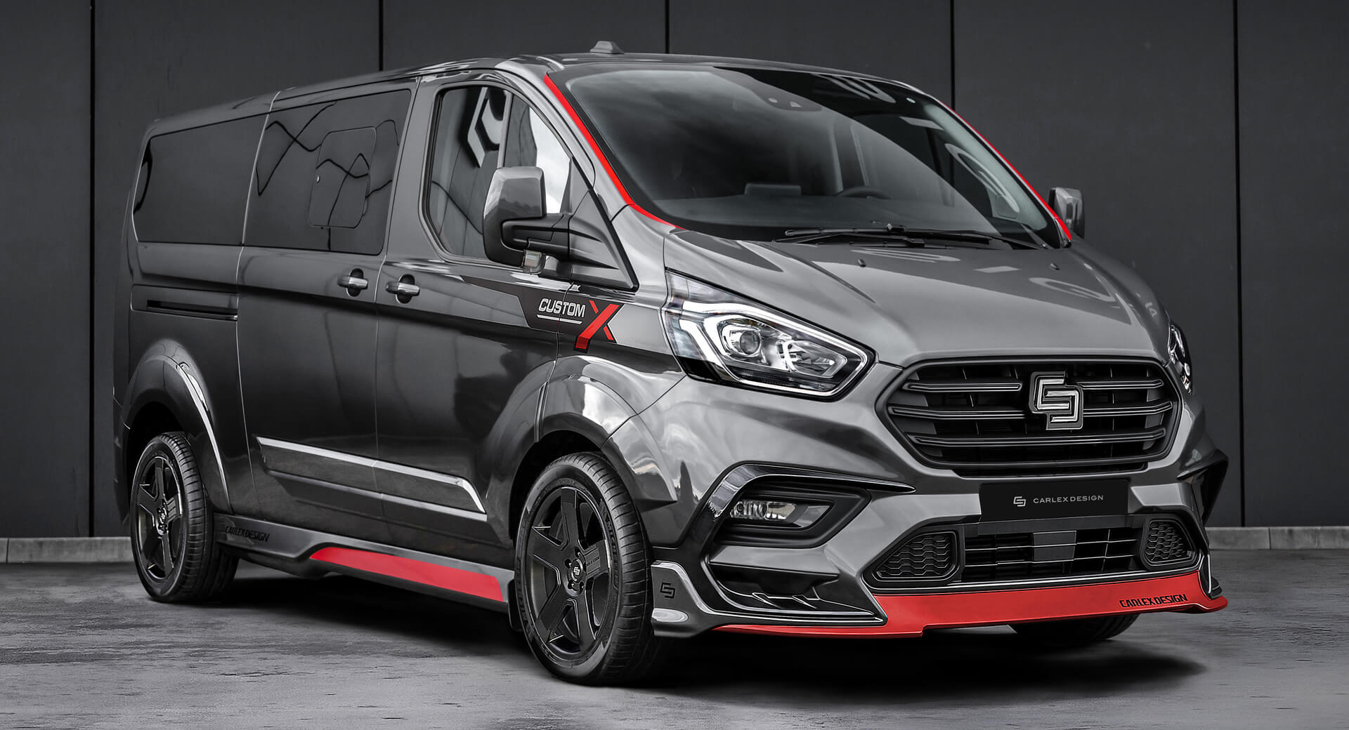 Custom X By Carlex Is A Tuned Ford Transit Custom With An Attitude | Carscoops