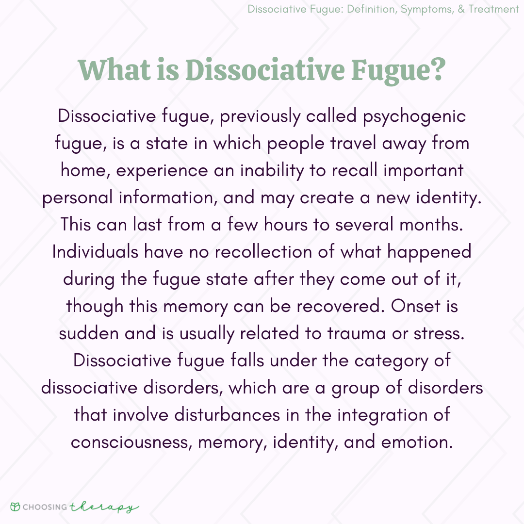 What Is Dissociative Fugue?