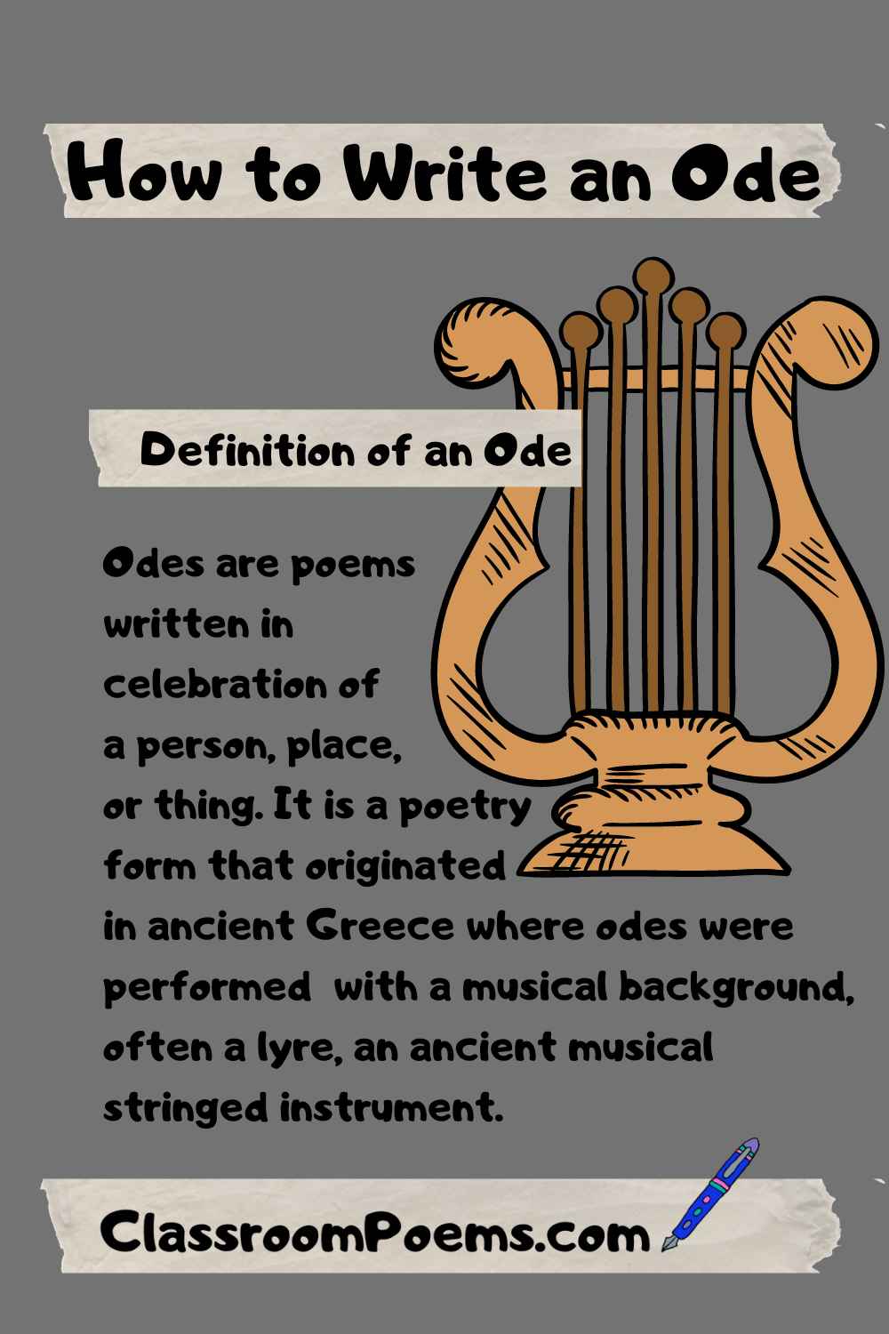 Ode Poem Definition