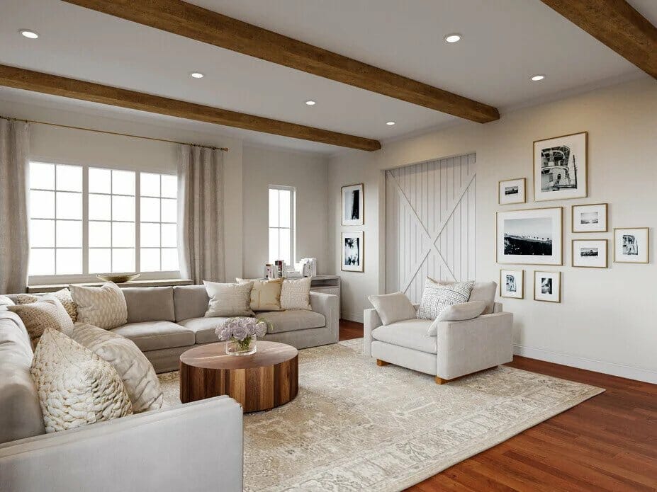 Before & After: Sleek Neutral Living Room Design - Decor Magazine