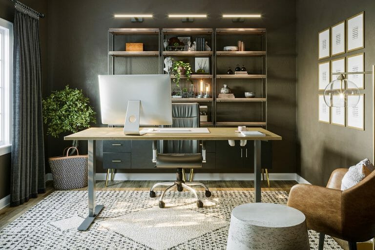 22 Stunning Home Office Inspiration for a Stylishly Productive Space - Decorilla Online Interior ...