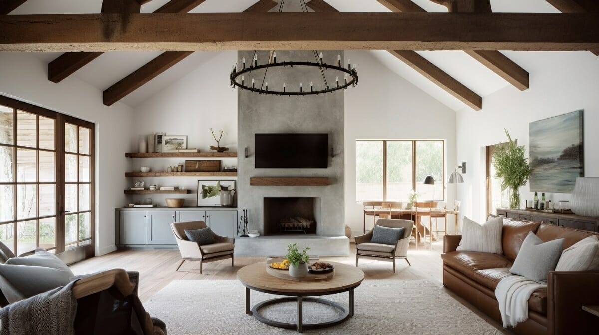 Modern Farmhouse Living Room Decor Ideas | Cabinets Matttroy