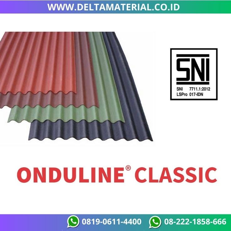 Atap Onduline - Delta Material Indonesia