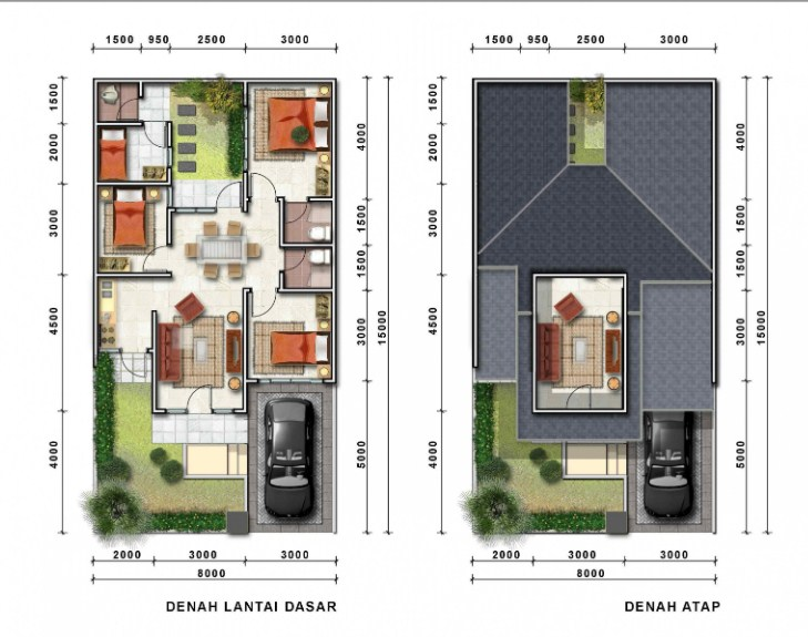 Desain Rumah 4x6 2 Lantai - Desain Id