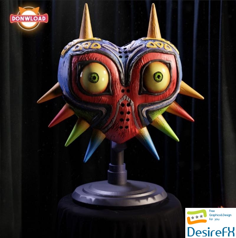 Download DTR - Majoras Mask 3D Print - DesireFX.COM