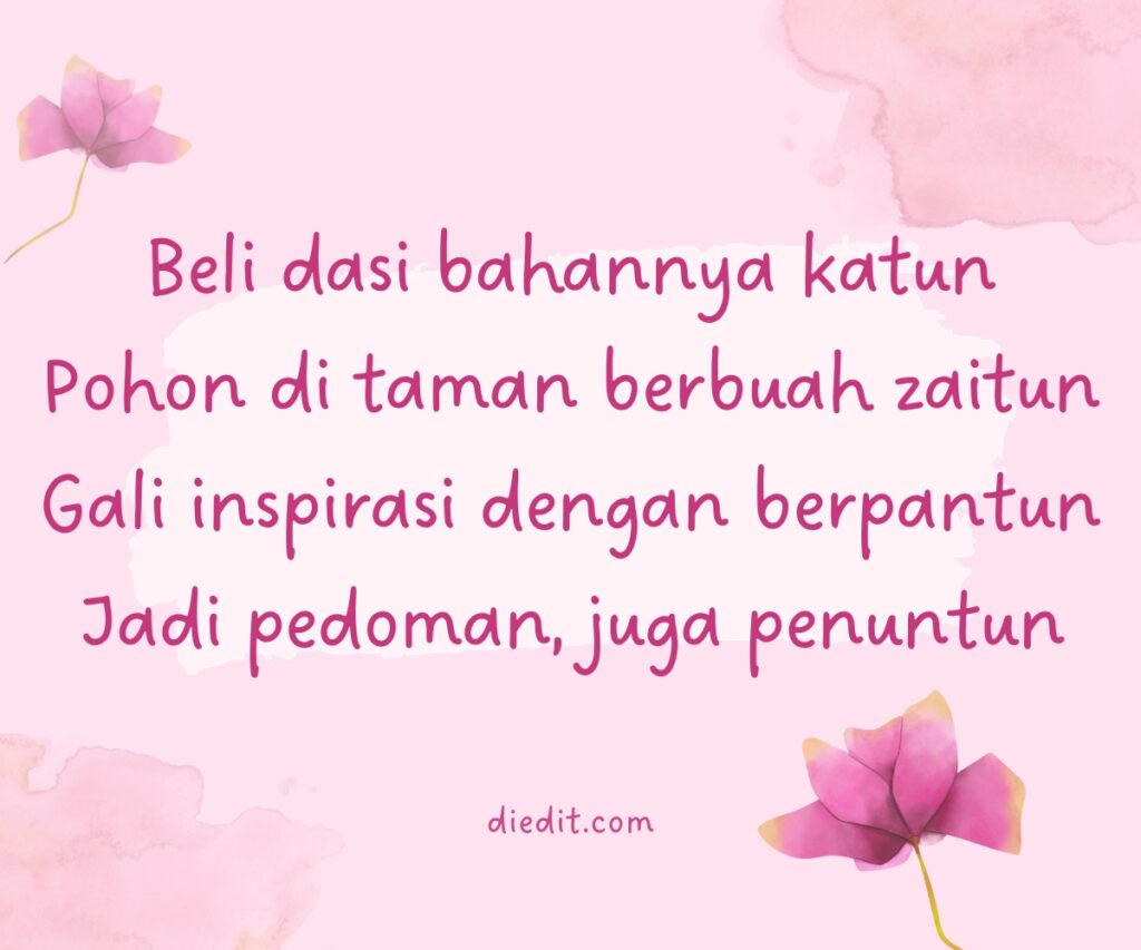 30 Pantun Inspirasi Yang Sarat Makna Dan Nasihat | Diedit.com