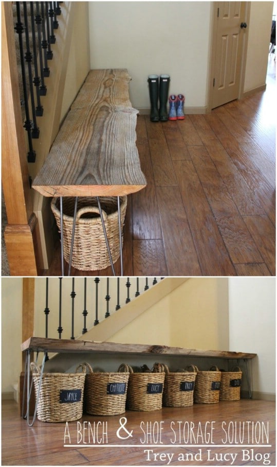 20 Outrageously Simple DIY Shoe Racks And Organizers You’ll Want To Make Today - DIY & Crafts