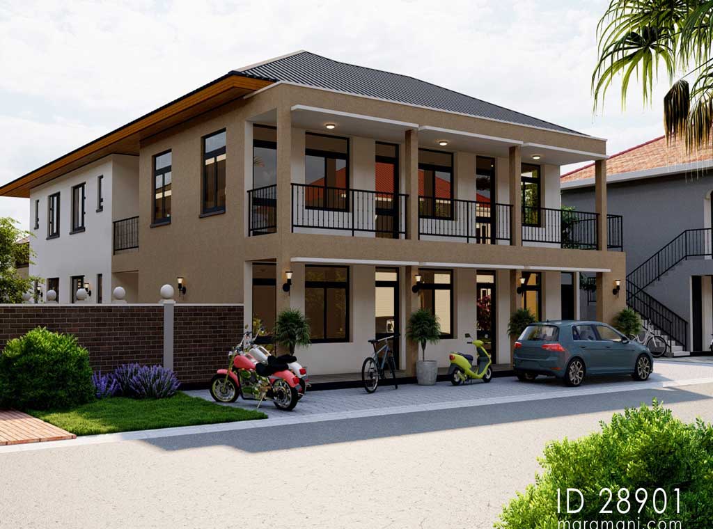Two-storey 2 Bedroom Apartment Building| Ebhosworks