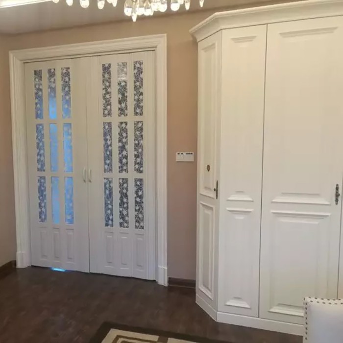 China Customized PVC Living Room Partition Doors Suppliers Manufacturers