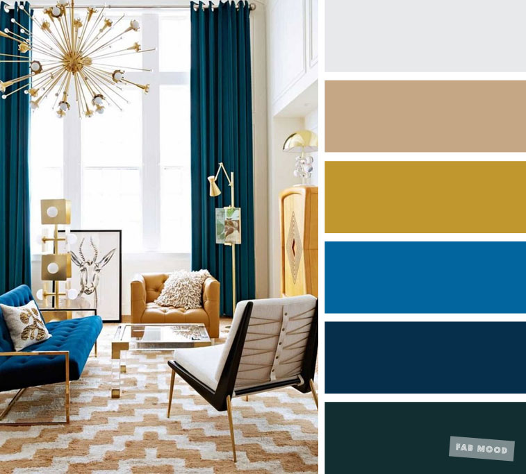 Mustard Blue And Grey Living Room : Barton 3 Seater Sofa Blue Sofas Living Room Blue Sofa Living ...
