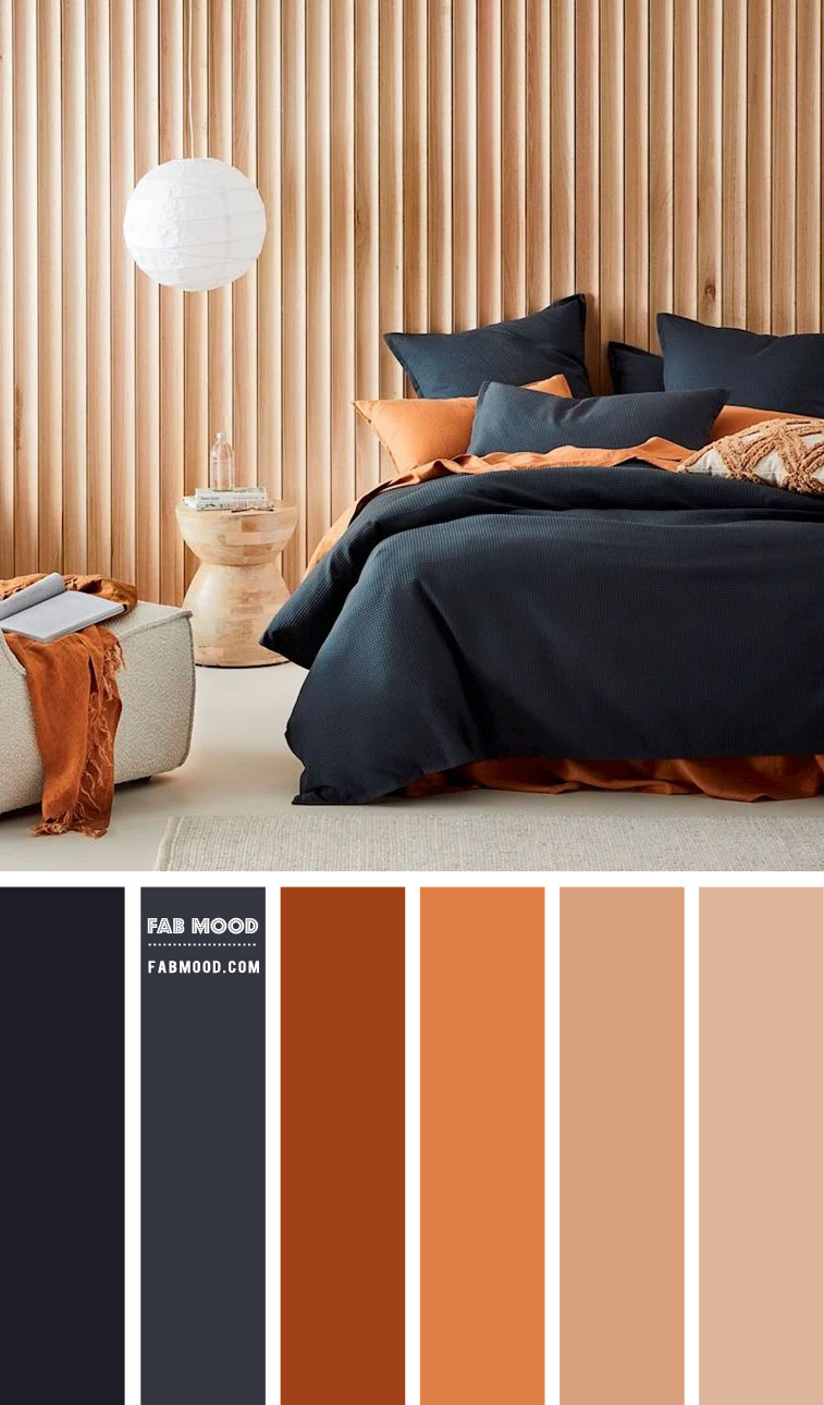 20 Best Bedroom Color Combination Ideas: Brown And Charcoal Bedroom Colour Scheme