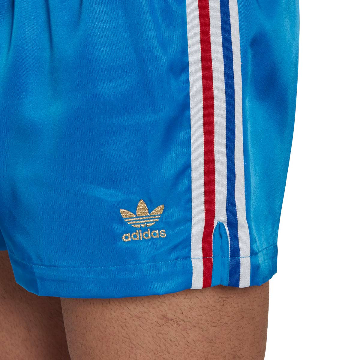 Short adidas Beckenbauer Nations Royal Blue-White-Gold Metallic - Fútbol Emotion