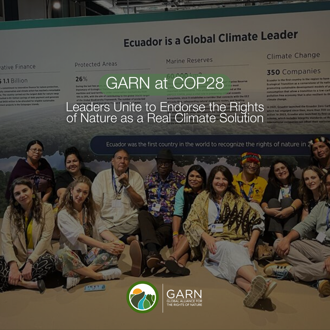 COP28 - From Ecuador to Antarctica, Leaders Unite to Endorse the Rights of Nature as a Real ...