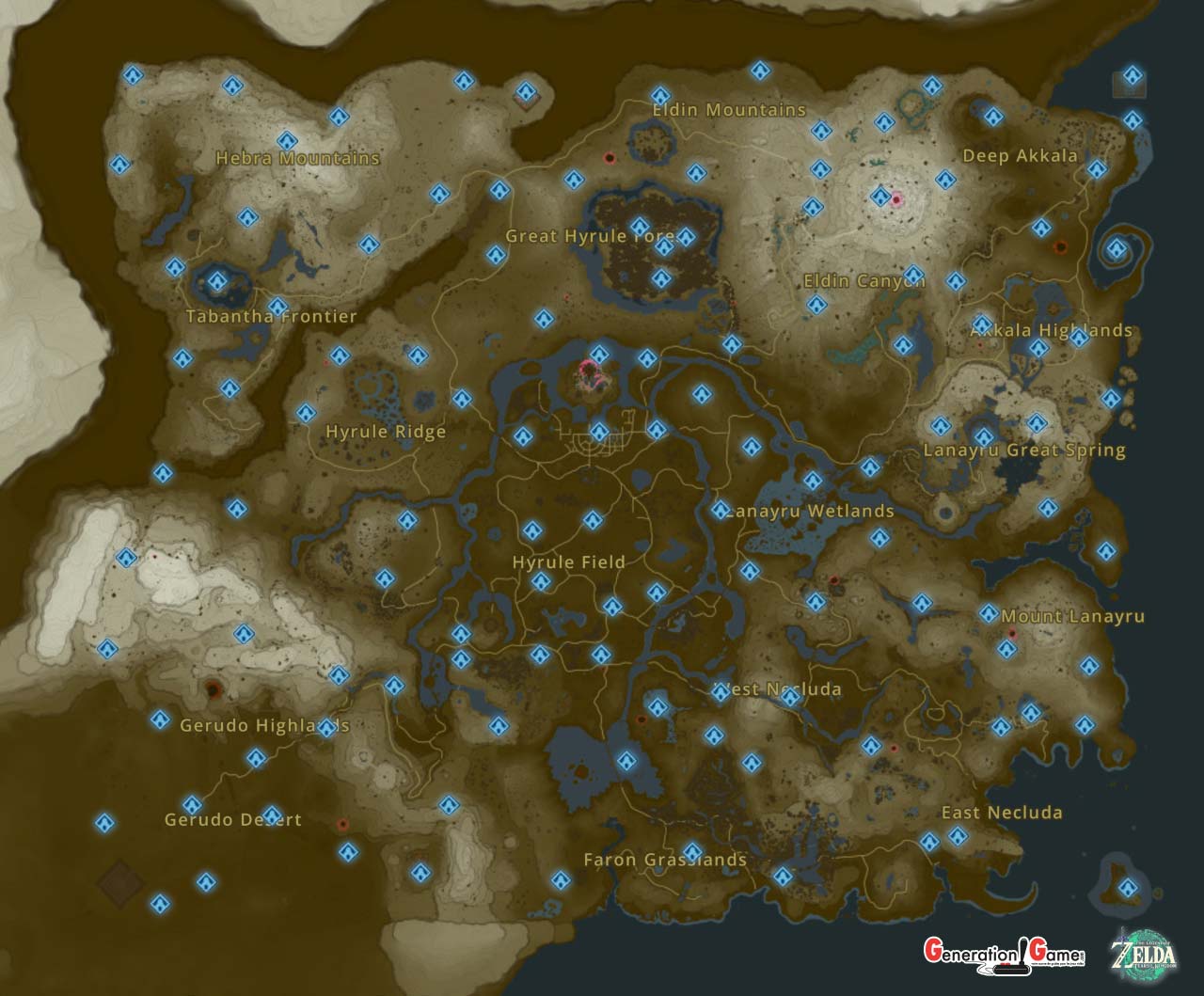 Zelda Carte Des Sanctuaires - Image To U