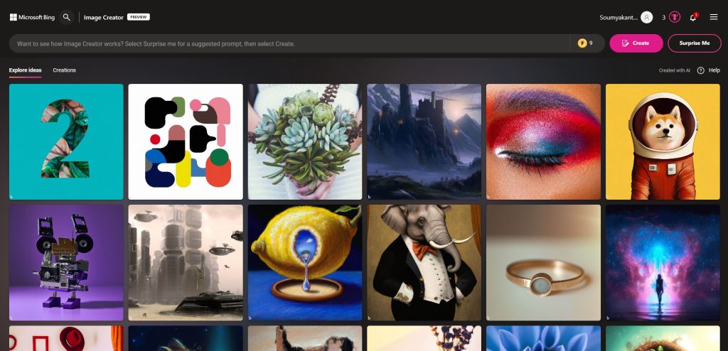 Microsoft Introduces AI-powered Bing Image Creator, Visual Stories - Gizmochina