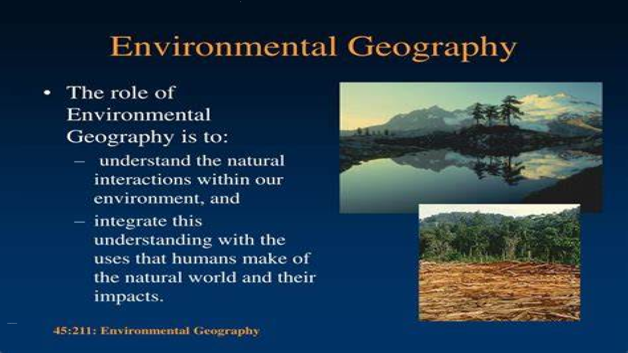 Environmental Geography – GKToday